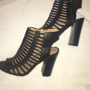 Black high heels